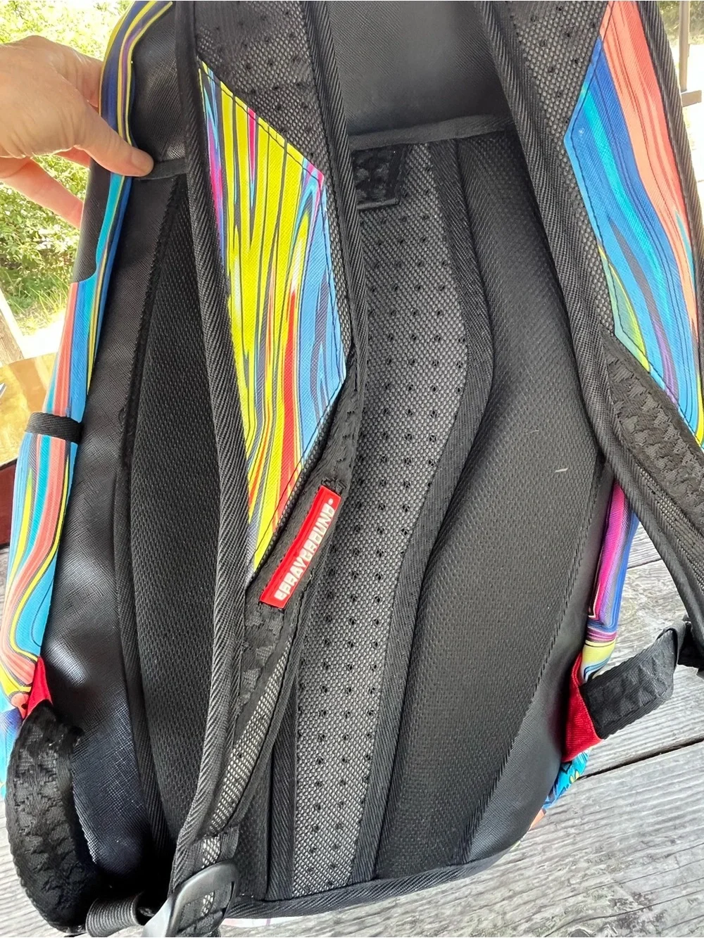 Sprayground Multicolor Shark Mouth Backpack limited edition, graffiti